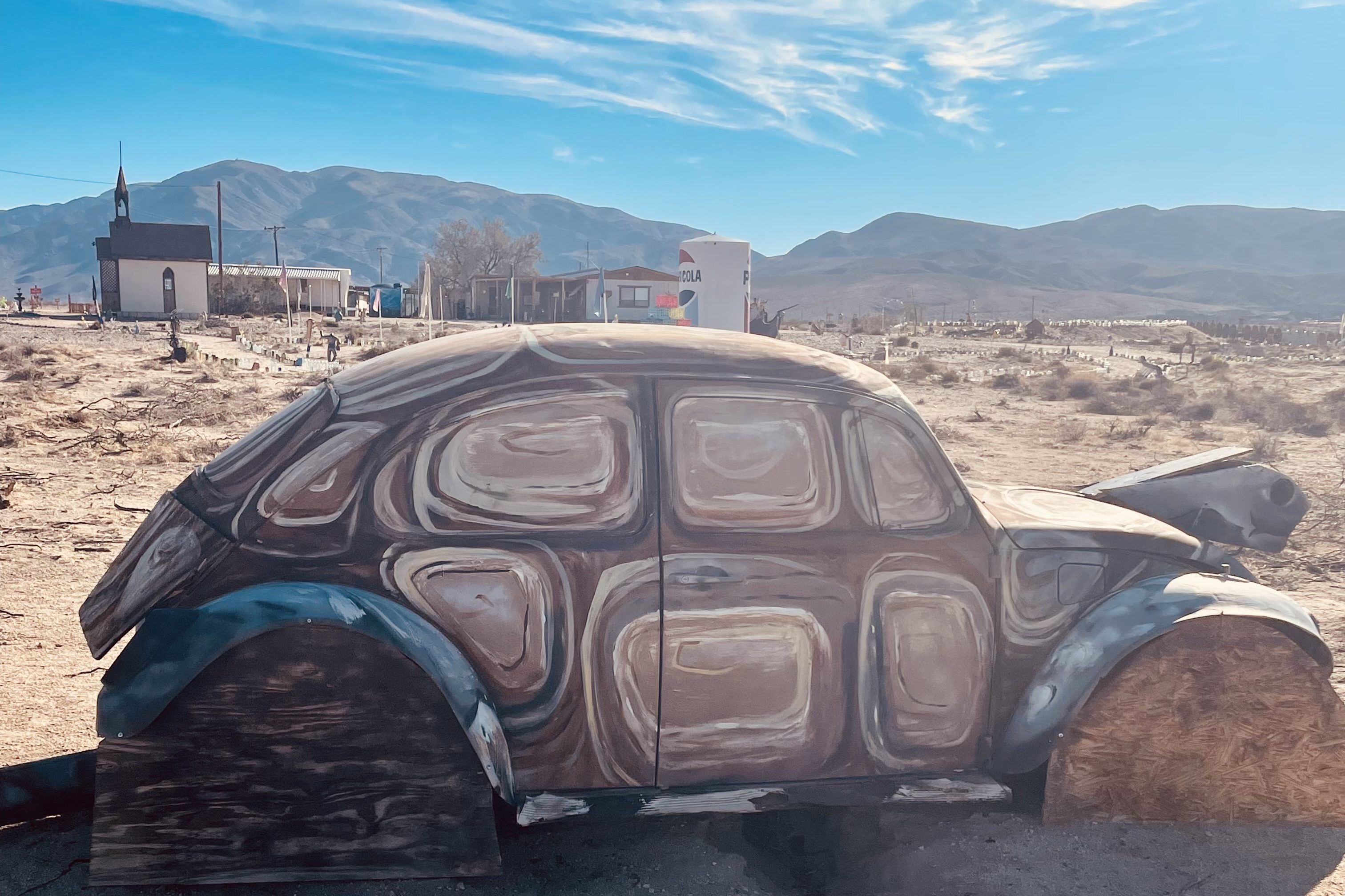 Glass Outhouse Art Gallery: Desert Art Near Joshua Tree