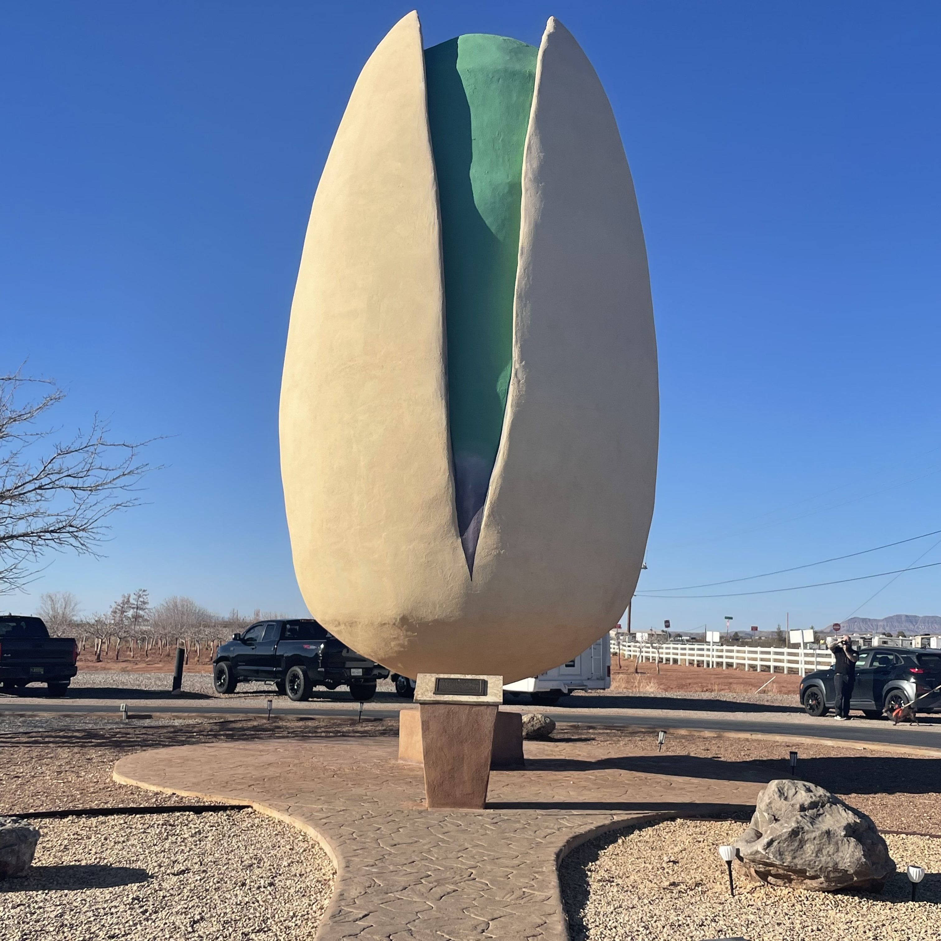 The World’s Largest Pistachio is Near White Sands National Park!