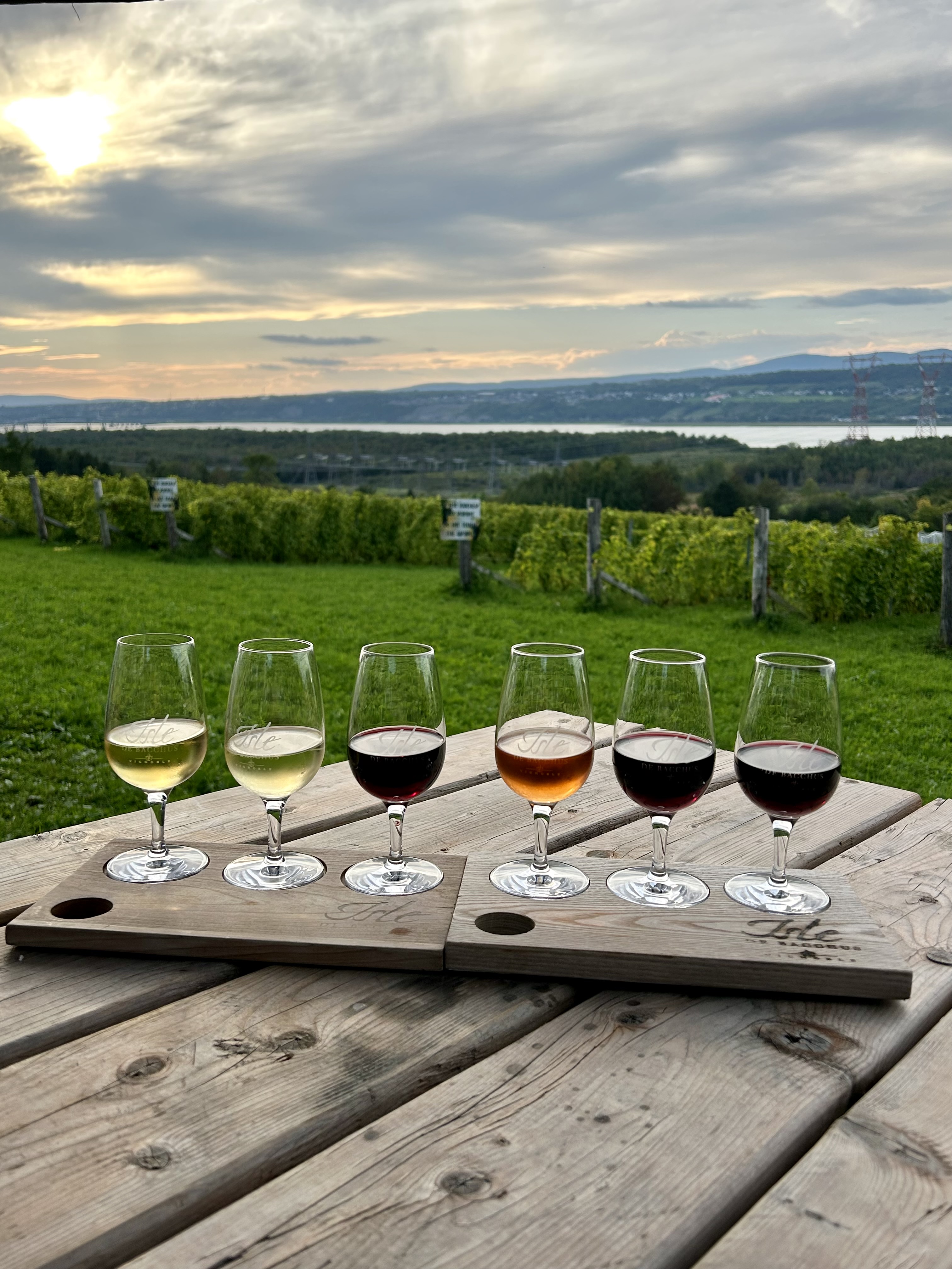 The Best Sunset Winery Is Vignoble Isle de Bacchus