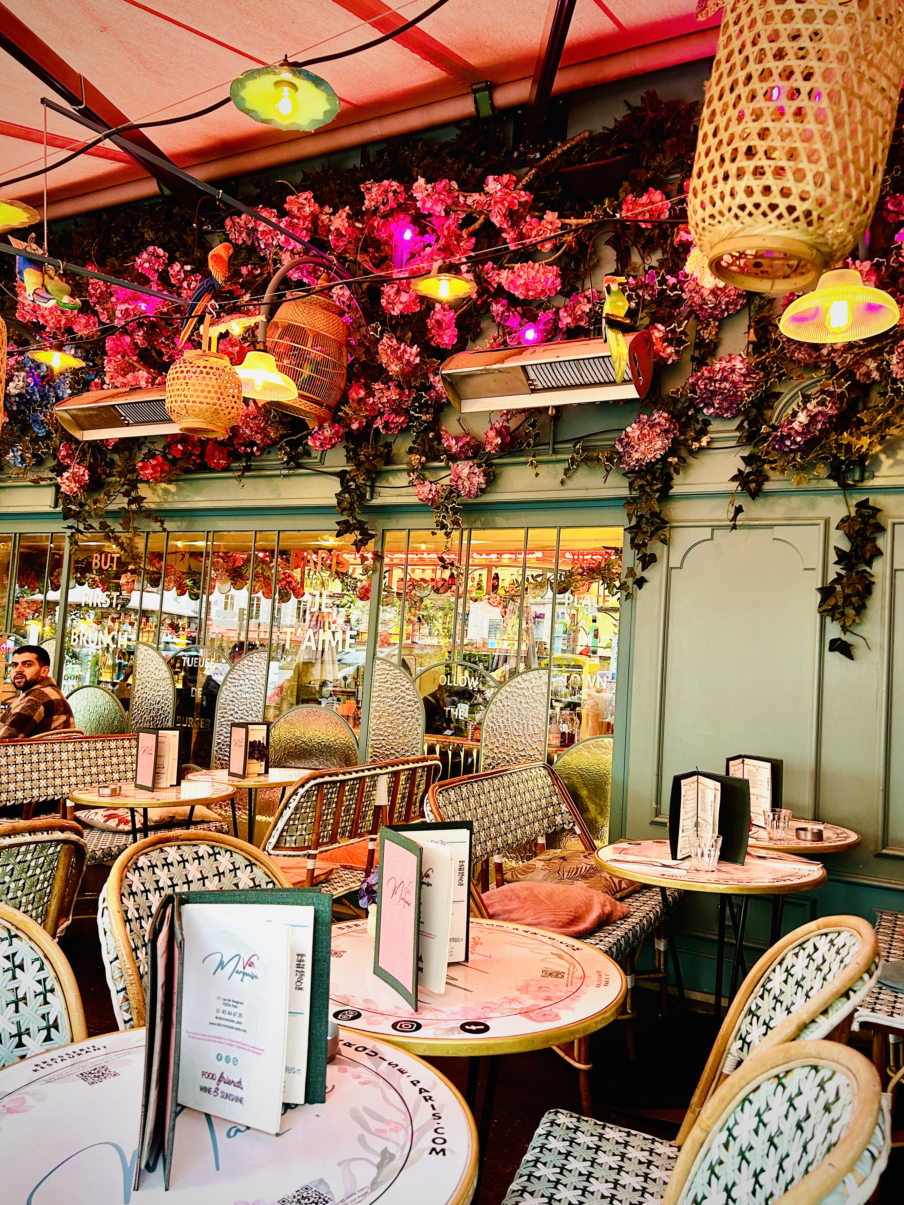 Villa Marquise: The Most Beautiful Flower Cafe In Paris