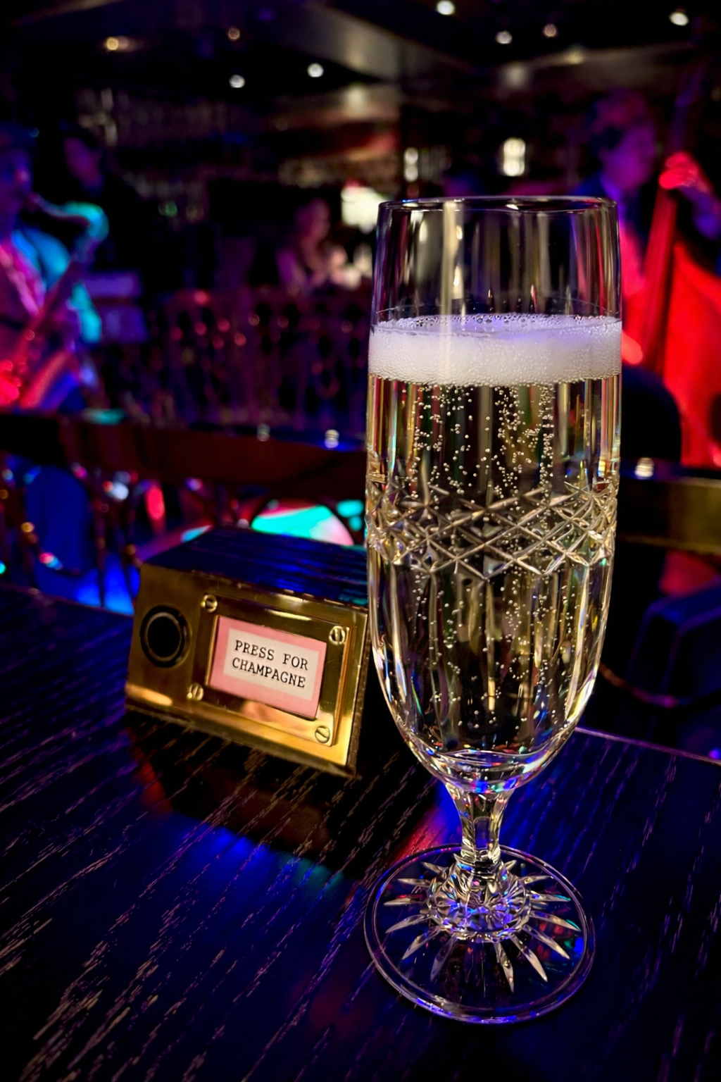 Press a Button for Champagne at Bob Bob Ricard in London