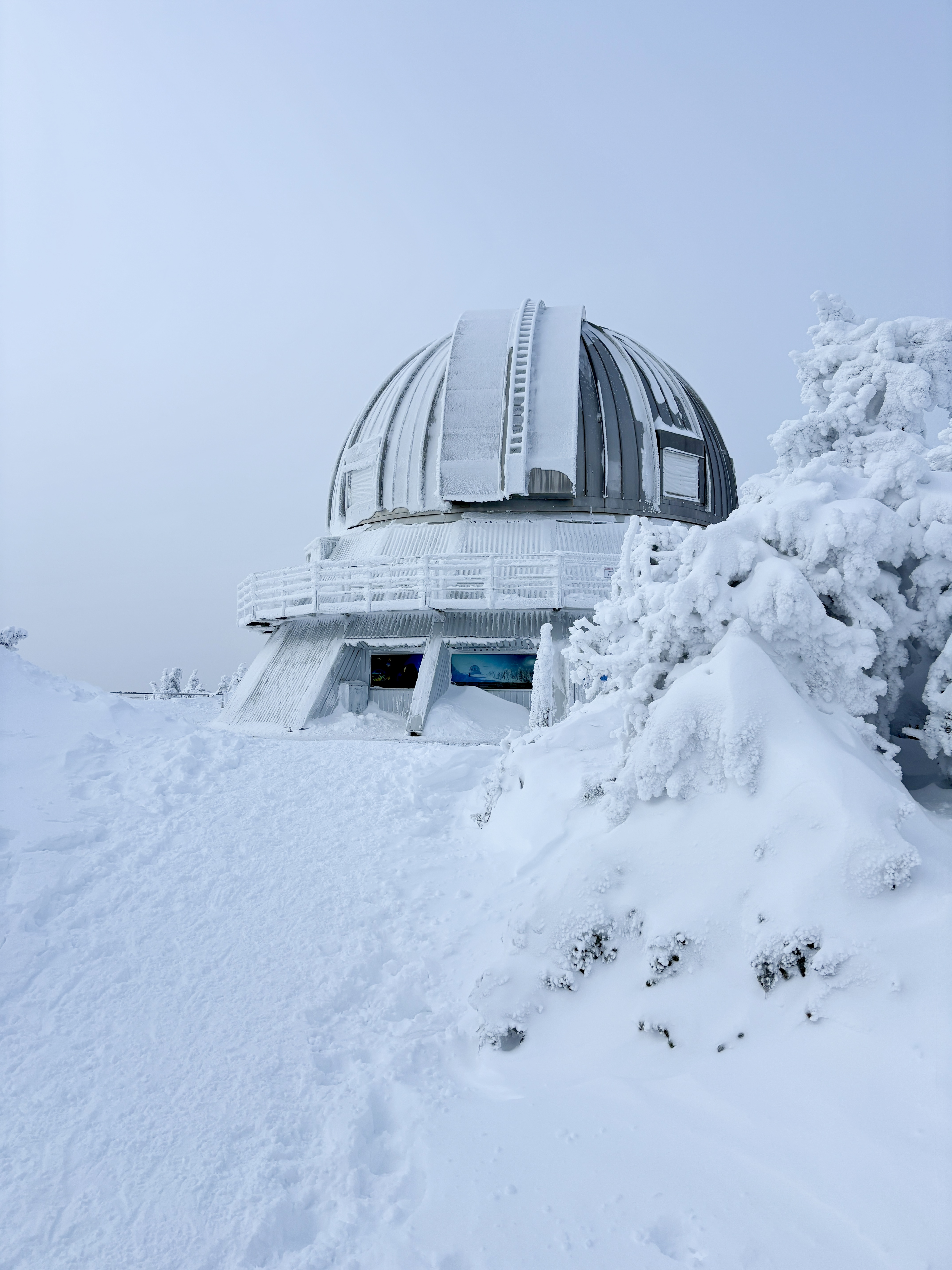 My Snowy Winter Hike to Mont Megantic in Quebec